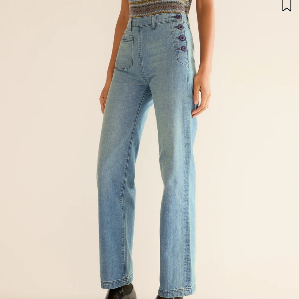 Doen Astrid  Blue High-Waisted Jeans NWOT Size 27